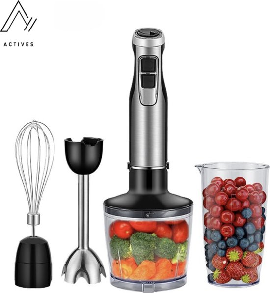 Actives - Staafmixer - Staafmixer Set - Hakmolen - 1200W - 1.1L